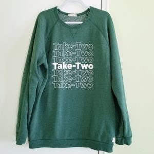 Marine Layer Printed Take Two Men's Sweatshirt  Size XL